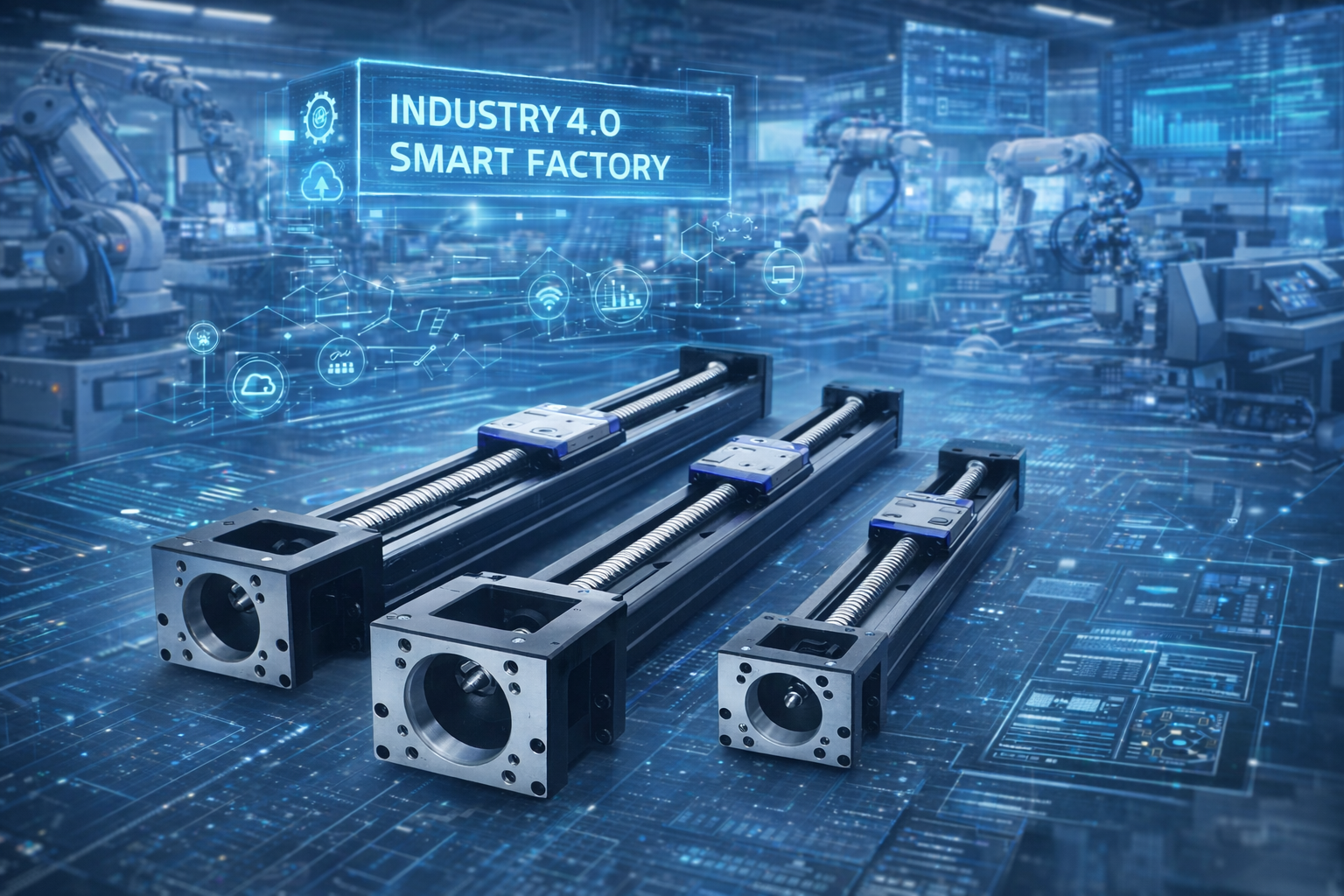 In Industry 4.0, IMTEK single axis stage KK type modules are always ready to support your machine design.